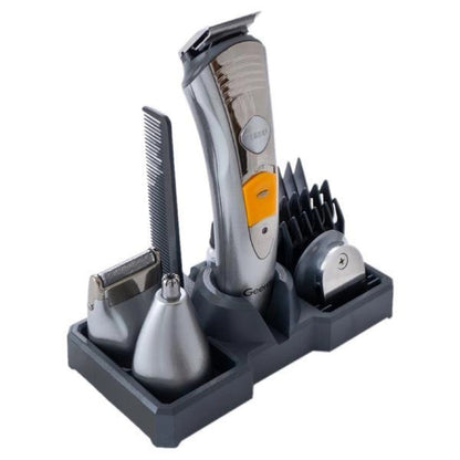 Набор для стрижки Pro Gemei GM-580 триммер 7в1 для стрижки волос, бритья бороды, для носа и ушей, стайлер
