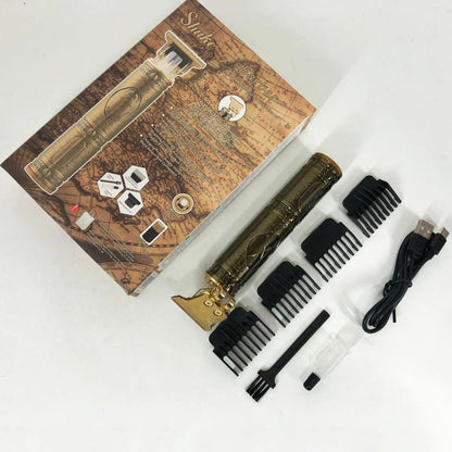 Машинка для стрижки волос профессиональная триммер для бороды окантовочная машинка Shuke 3W SK-8017