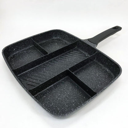 Сковорода с гранитным покрытием 5в1 UNIQUE UN-4021 38*31см антипригарная