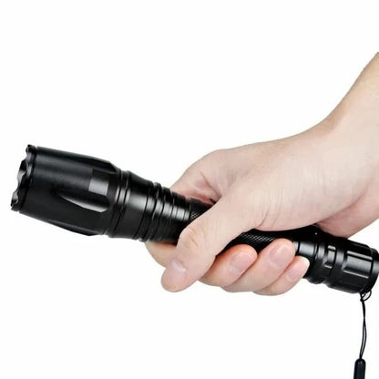 Фонарь ручной с красным диффузором Police 8668-T6, качественный фонарик, мощный ручной фонарик