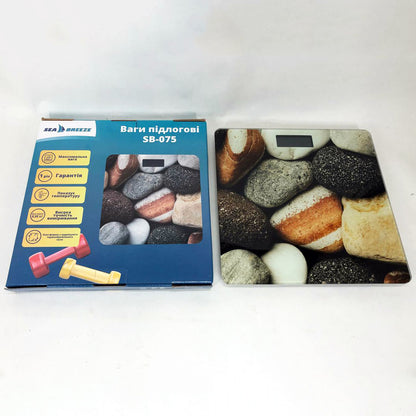 Весы напольные SeaBreeze SB-075, весы для взвешивания людей, весы электронные напольные