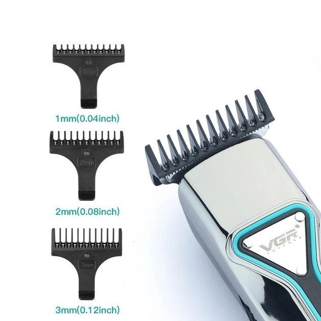 Профессиональная машинка триммер беспроводная для стрижки волос VGR V-008 Pro, машинка для стрижки головы