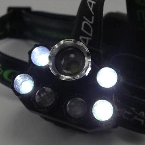 Яркий светодиодный налобный фонарь Bailong Police BL-T78 5 led белый, налобный фонарик с usb зарядкой