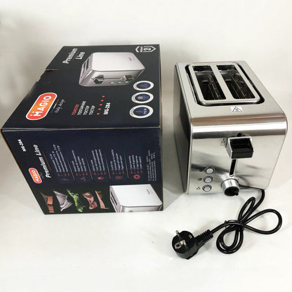 Тостер Magio MG-284 715 Вт, тостер для 2 гренок, электрический горизонтальный тостер, универсальный тостер