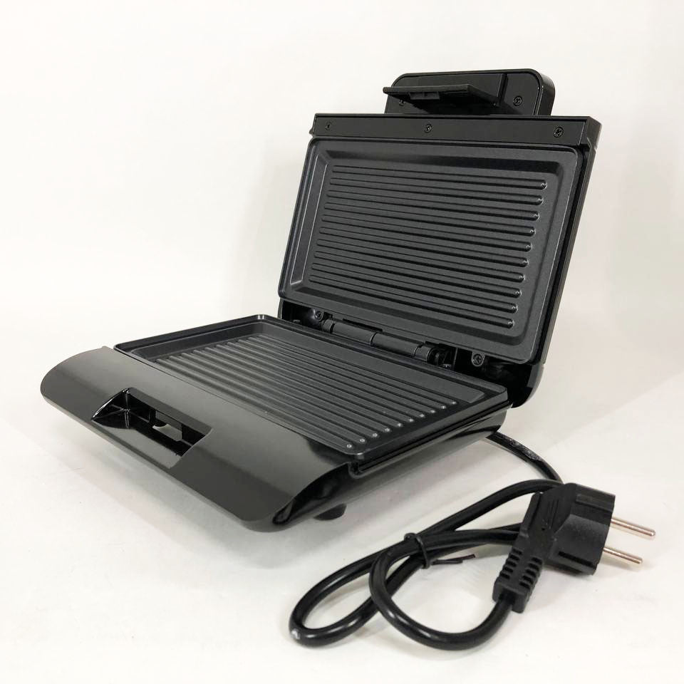 Бутербродница MAGIO MG-378 750 Вт c антипригарным покрытием, Настольный гриль электрический-прижимной