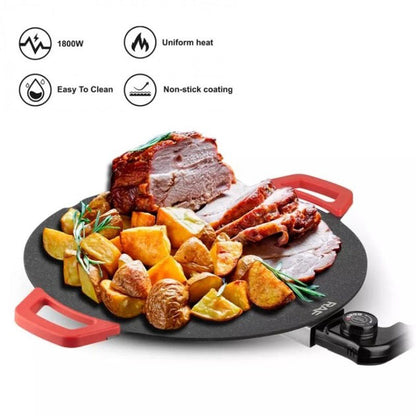 Электрический противень для жарки гриль с антипригарным покрытием RAF R.5304 1800W Варочная поверхность