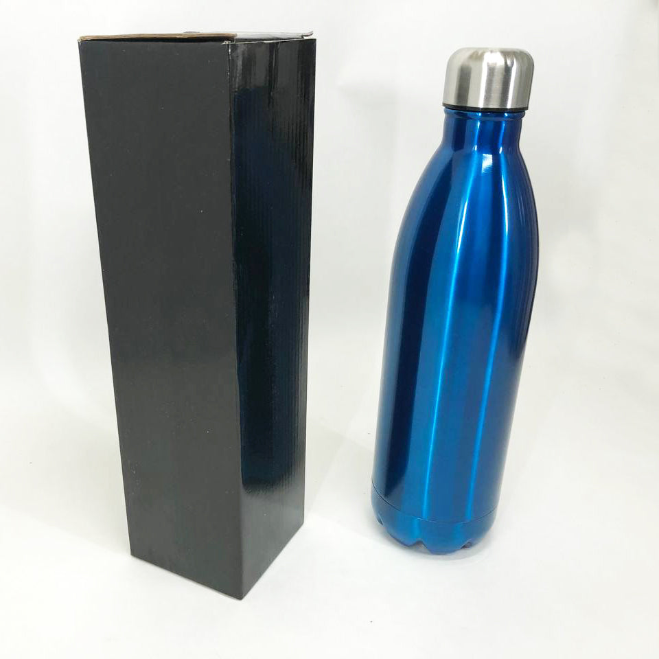 Термос UNIQUE UN-1024 1 л, Хороший небольшой термос, Качественный термос для дома. Цвет: синий