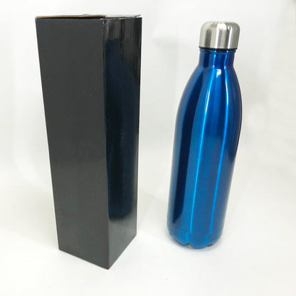 Термос UNIQUE UN-1024 1 л, Хороший небольшой термос, Качественный термос для дома. Цвет: синий