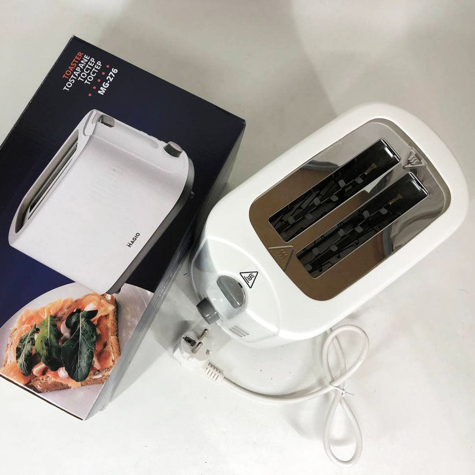 Тостер MAGIO MG-276, вертикальный тостер для тостов, тостер для 2 гренок электрический горизонтальный