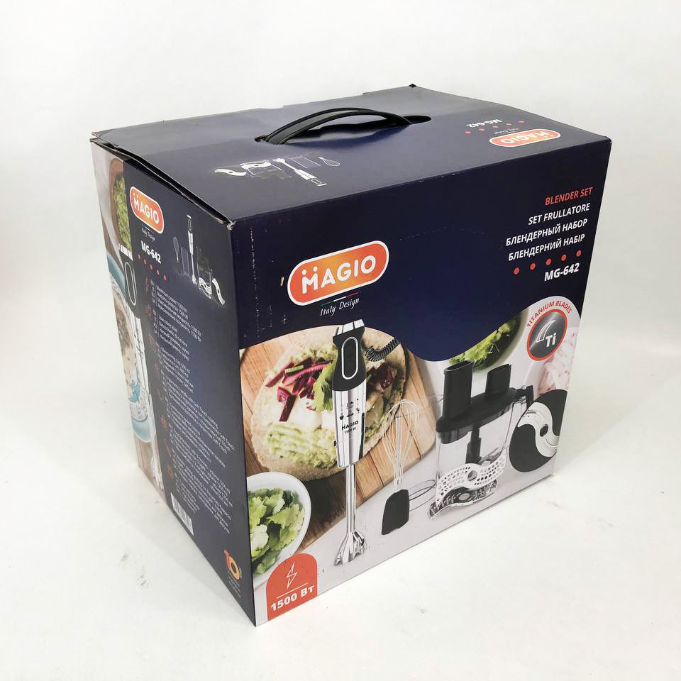 Блендер MAGIO MG-642, блендер для детского пюре, блендер для дома, блендер для кухни, электрический