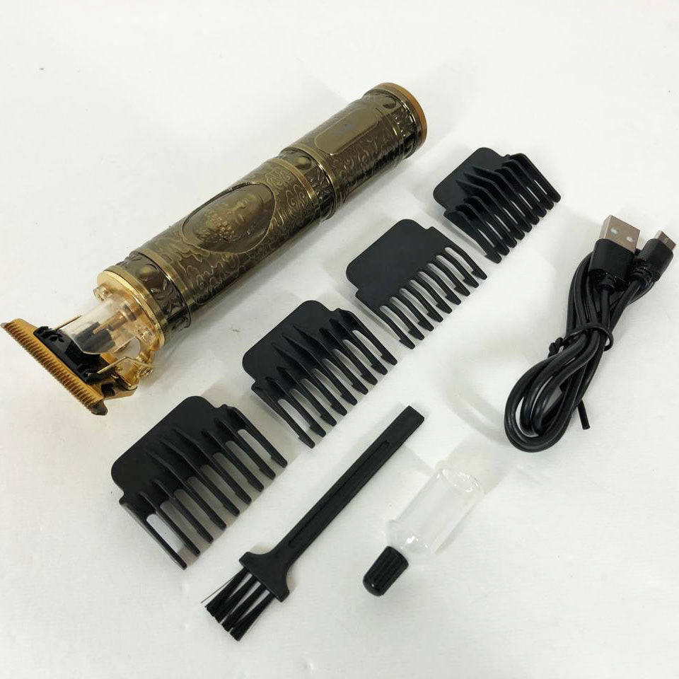 Машинка для стрижки волос профессиональная триммер для бороды окантовочная машинка Shuke 3W SK-8017