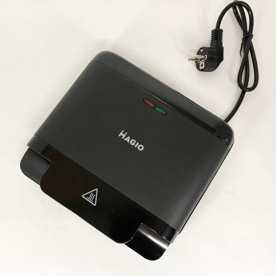 Бутербродница MAGIO MG-378 750 Вт c антипригарным покрытием, Настольный гриль электрический-прижимной