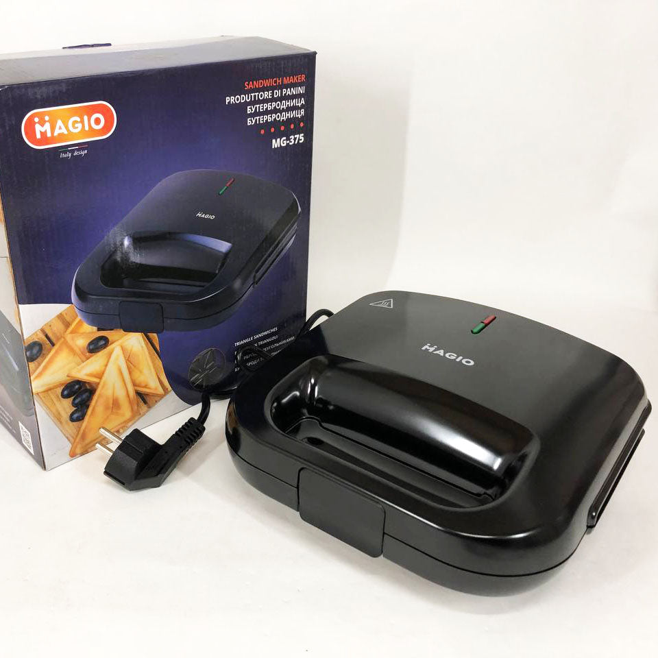 Бутербродница сендвичница MAGIO MG-375, электробутербродница, бутербродница электрическая