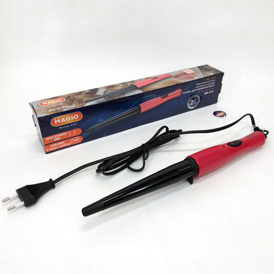 Плойка конусная Magio MG-675, стайлер для завивки, для укладки, плойка спиральная для завивки волос