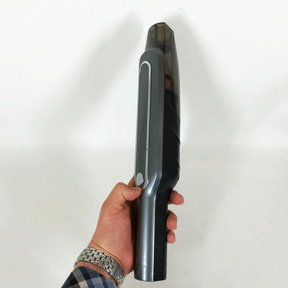 Пылесос для авто Car vacuum cleaner с аккумулятором, автомобильный пылесос беспроводной. Цвет: черный