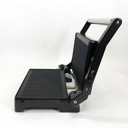 Гриль электрический Domotec MS-7708 контактный прижимной с антипригарным гранитным покрытием 1000 W