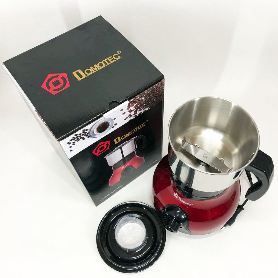 Электрическая кофемолка Domotec MS-1108 600 мл 250 Вт, электрическая кофемолка для турки, роторная кофемолка