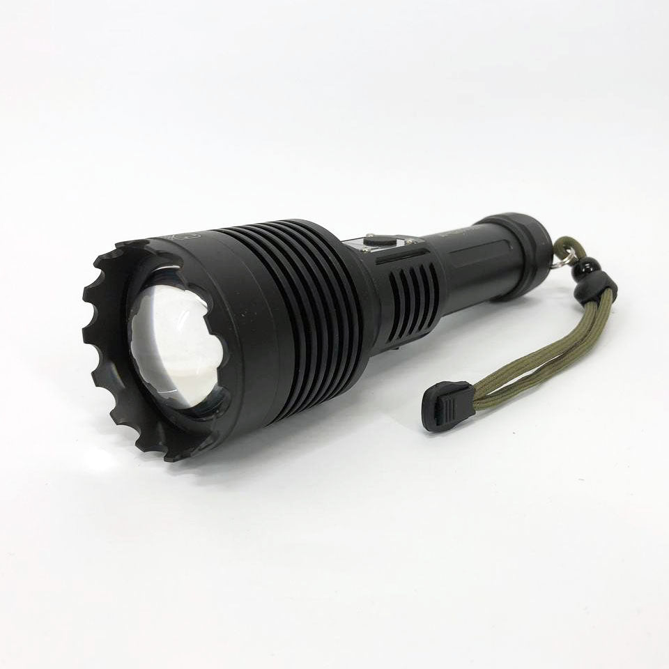 Фонарик Bailong BL-G200-P360, 5 режимов, Zoom, алюминиевый корпус, режим павербанка, фонарь ручной мощный