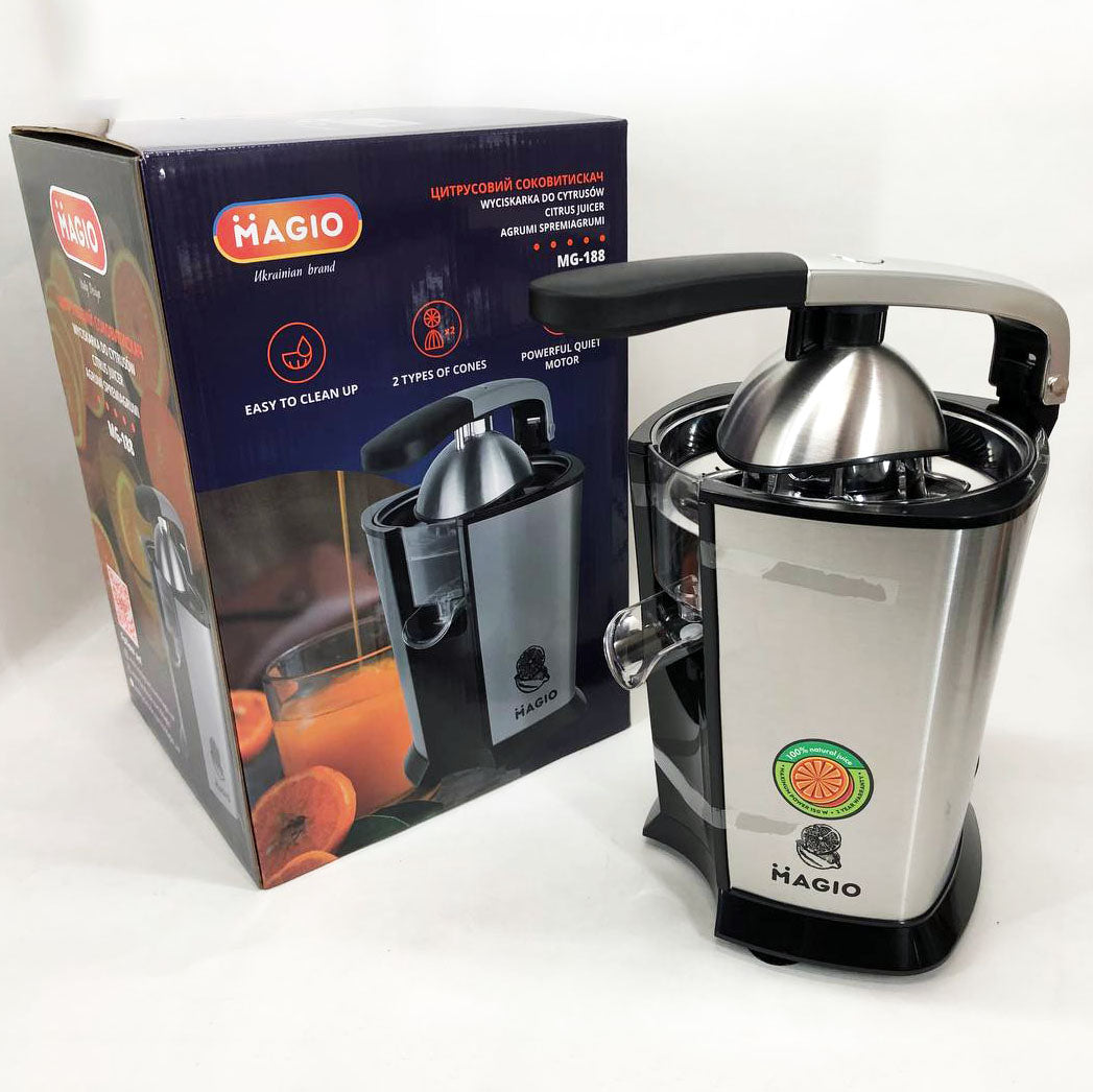 Соковыжималка для цитрусовых MAGIO MG-188, соковыжималка для яблок, соковыжималка для ягод