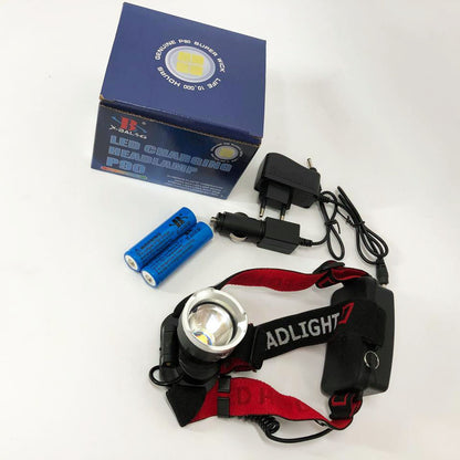 Налобный фонарь X-Balog BL-T07B-P90, мощный тактический налобный фонарик, водонепроницаемый фонарь