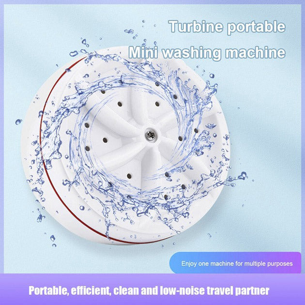 Портативная ультразвуковая стиральная машина мини машинка для стирки белья usb, Малогабаритная машина