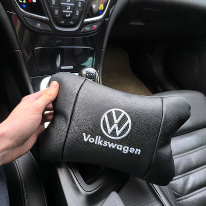 Кожаная подушка на подголовник Volkswagen – ортопедическая для авто