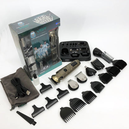 Набор для стрижки VGR 6 в 1 V-095, 16 насадок,  Многофункциональная аккумуляторная машинка для стрижки