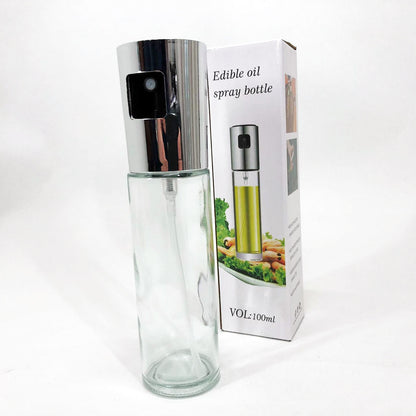 Бутылочка со спреем для пищевых жидкостей (масло, уксус) 100мл, Емкость для подсолнечного масла