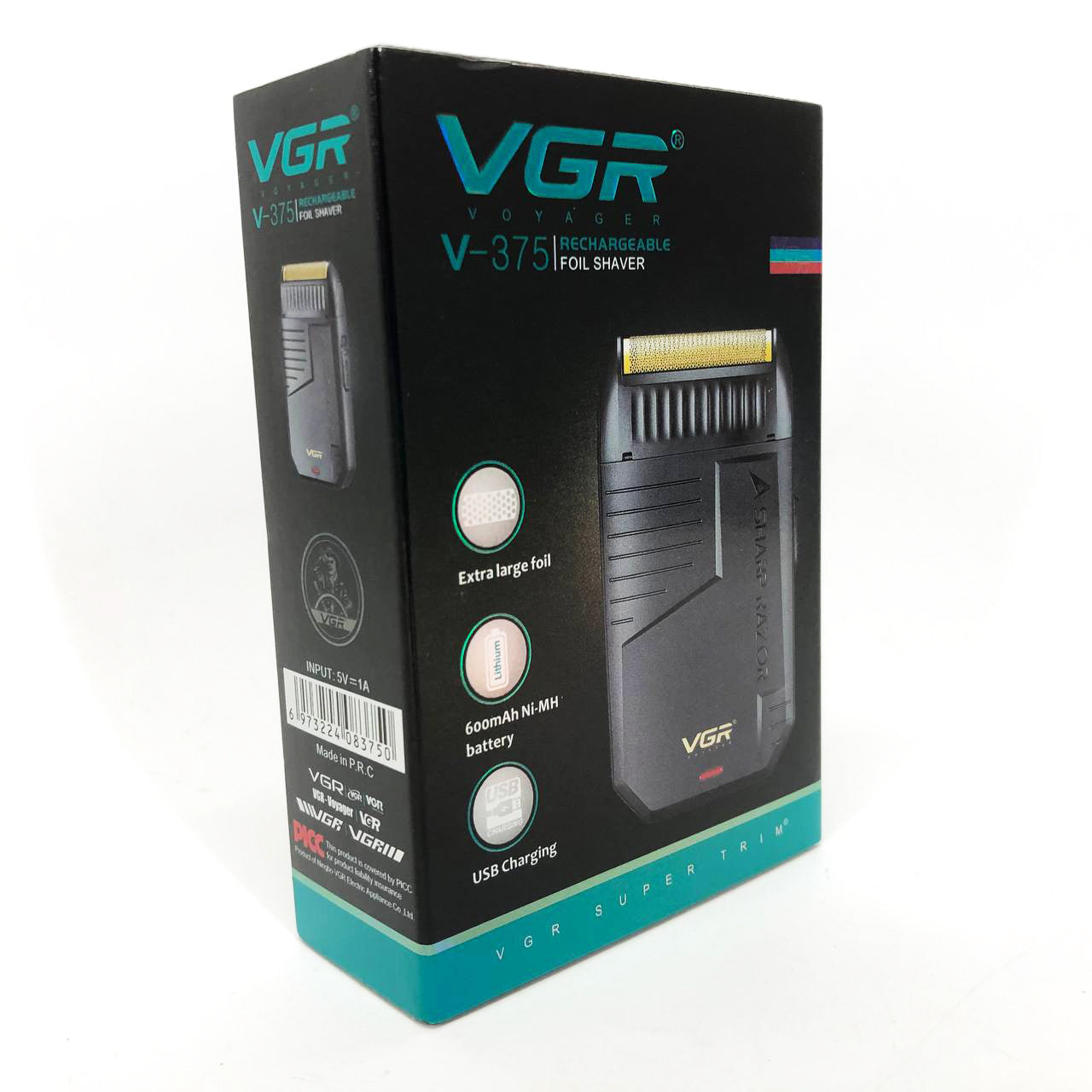 Электробритва VGR V-375 шейвер, Профессиональный шейвер-электробритва, Электробритва-шейвер мужской