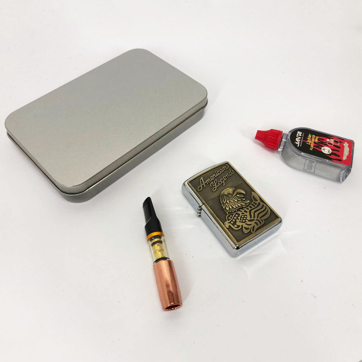 Зажигалка бензиновая в подарочной коробке N3, сувенир зажигалка, зажигалки подарки для мужчин