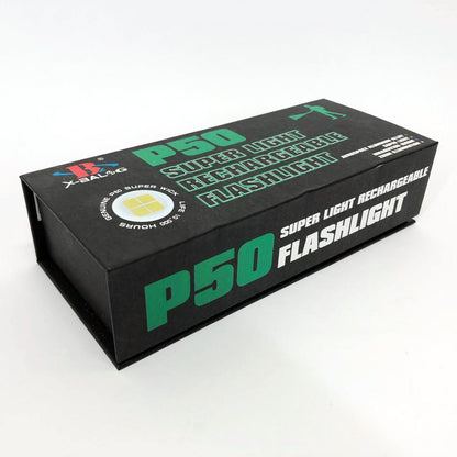 Фонарик ручной тактический Bailong BL-P03-P50, водонепроницаемый фонарик, ручной фонарик led