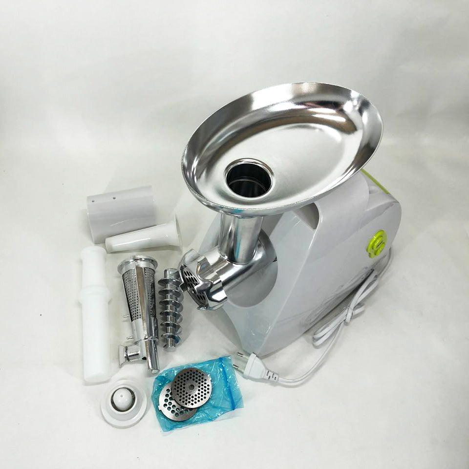 Мясорубка Suntera SMG-5425W, мясорубка-соковыжималка, электрическая мясорубка с насадками для дома