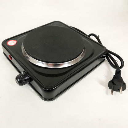 Плита електрична Suntera SP-1920, електроплита для дачі, електроплита 1000 w. Колір: чорний