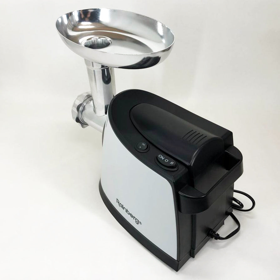 Электромясорубка с соковыжималкой Rainberg RB-674 3000W, электромясорубка для шинковки, мощная мясорубка