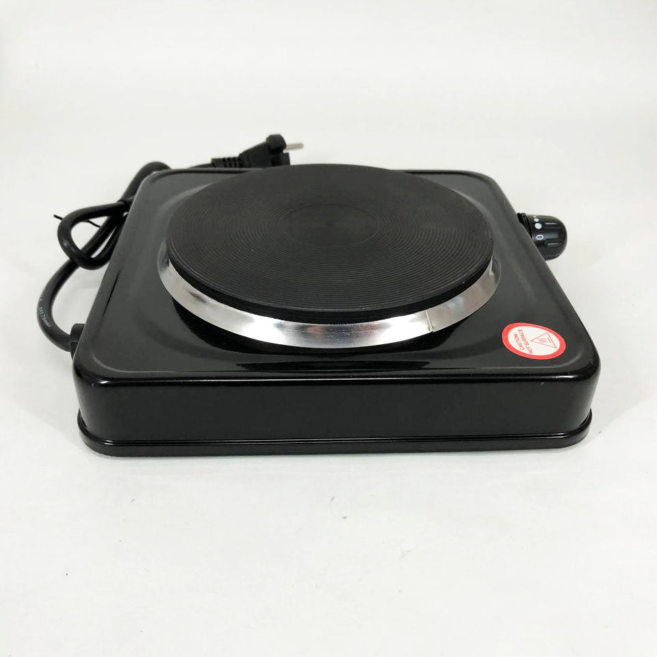 Плита електрична Suntera SP-1920, електроплита для дачі, електроплита 1000 w. Колір: чорний