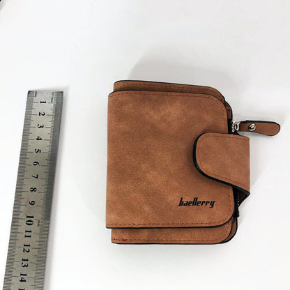 Кошелек женский Baellerry N2346, Небольшой женский кошелек, Стильный женский кошелек. Цвет: коричневый