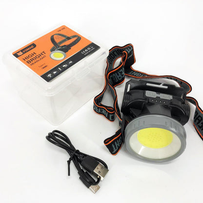 Фонарь налобный YM-308/208-COB(white+red), фонарик военный светодиодный налобный фонарик