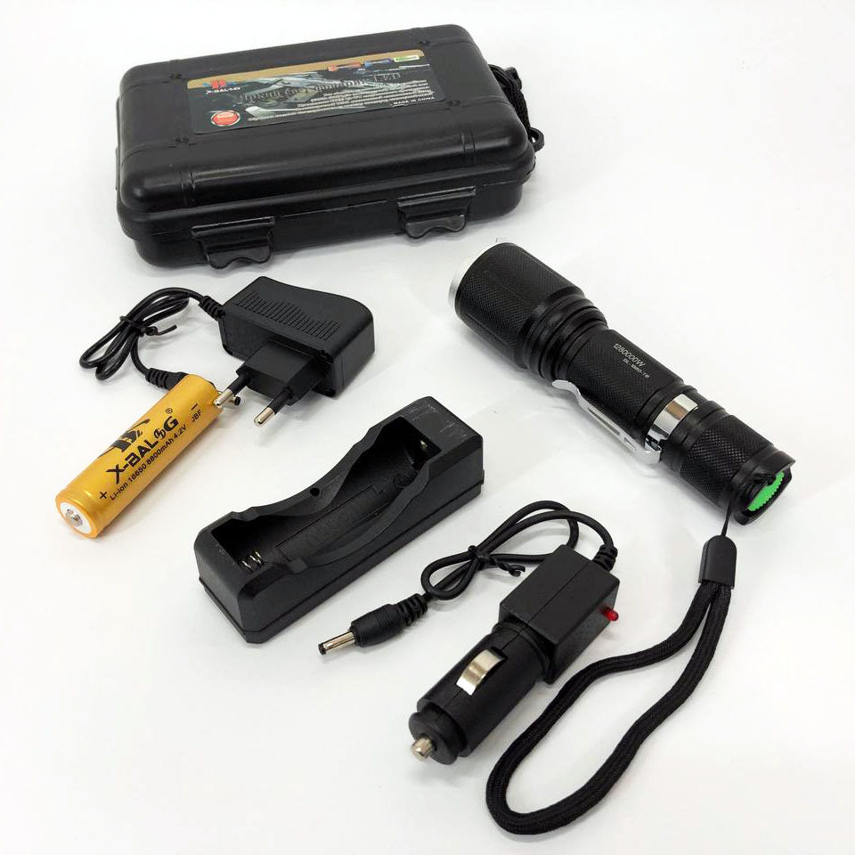 Тактический фонарь Bailong BL-1860-T6, фонарик police оригинал, мощный карманный фонарик