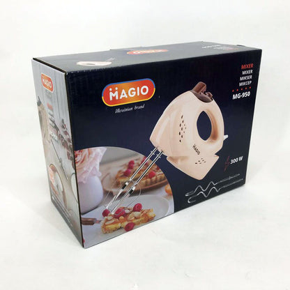 Миксер MAGIO MG-950, двухвенчиковый миксер, хороший миксер, лучший ручной миксер, ручной миксер для кухни