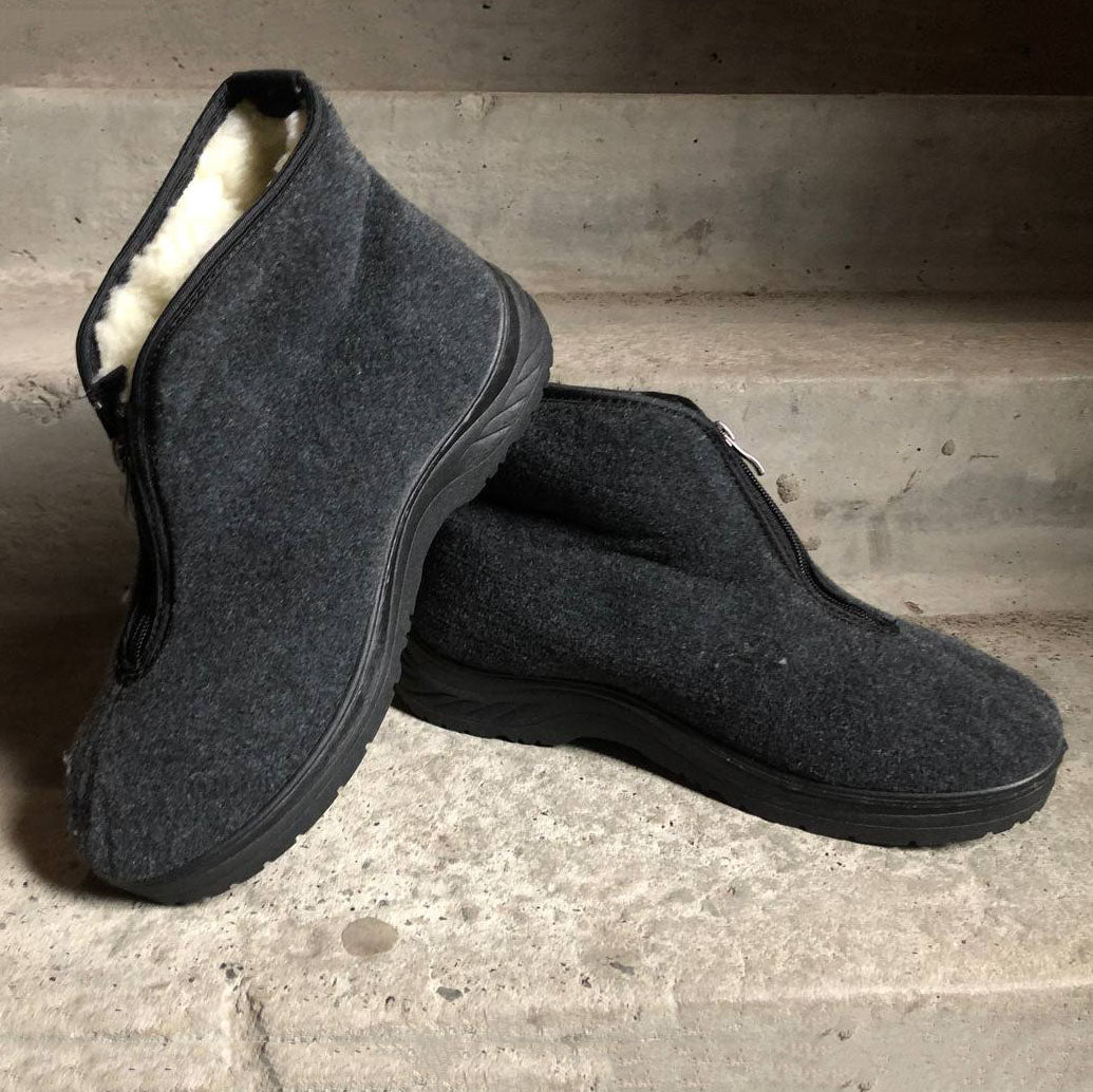 Черевики чоловічі на застібці 42 розмір, черевики чоловічі для роботи. Колір: сірий