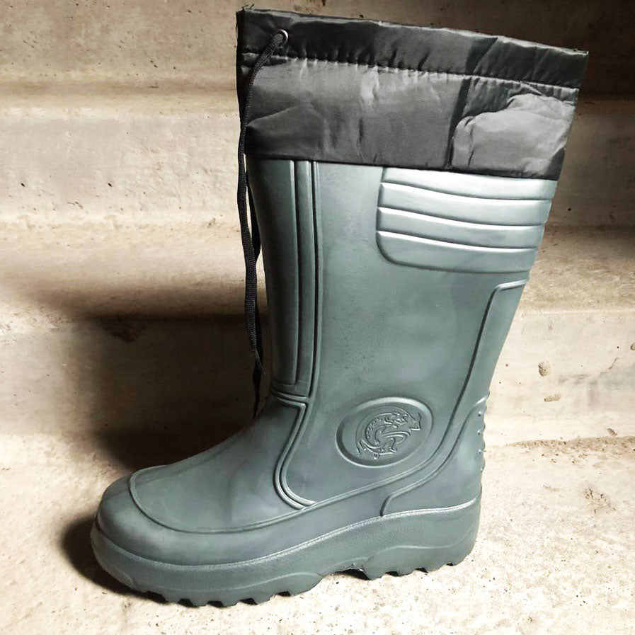 Сапоги мужские резиновые высокие утепленные с подвязкой 44 размер (29 см), сапоги резиновые для рыбалки