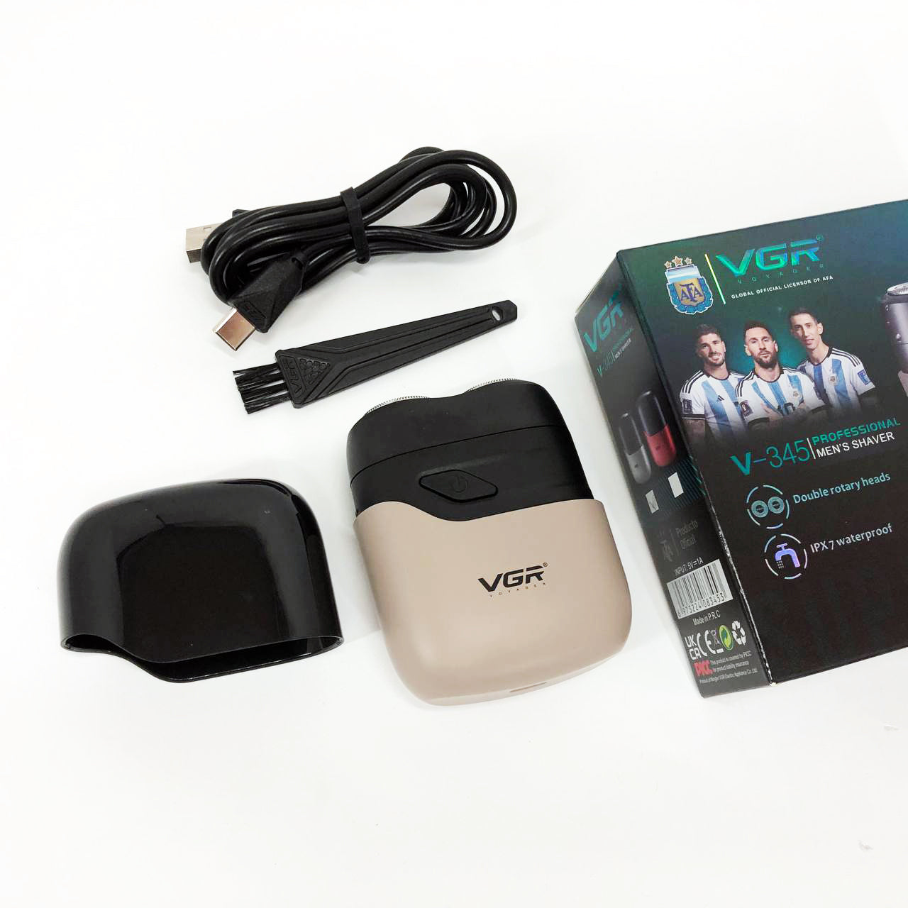 Электробритва VGR V-345. Цвет: серый