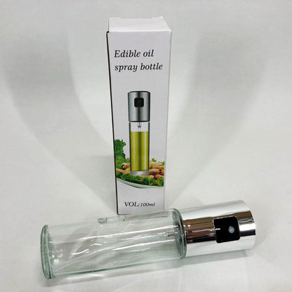 Бутылочка со спреем для пищевых жидкостей (масло, уксус) 100мл, Емкость для подсолнечного масла