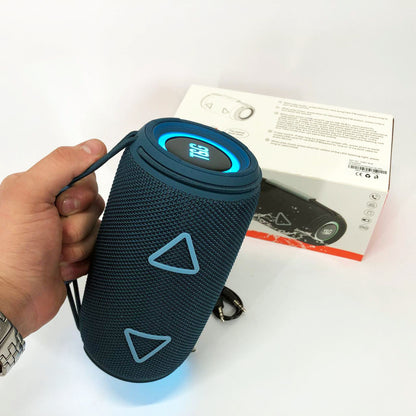Bluetooth-колонка TG657 с RGB подсветкой 1500 mAh, музыкальные колонки для улицы. Цвет: синий