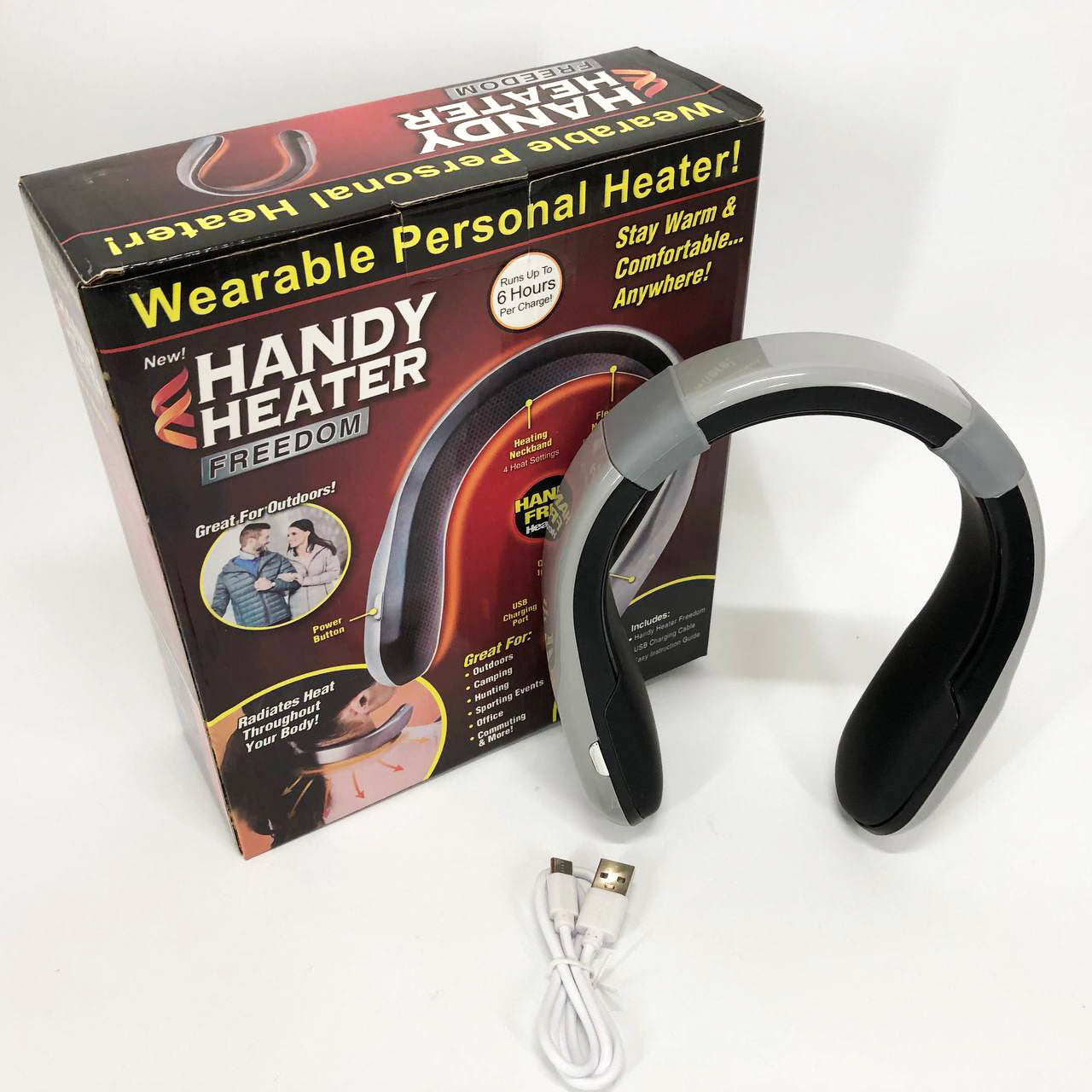 Портативный переносной мини обогреватель для шеи Handy Heater