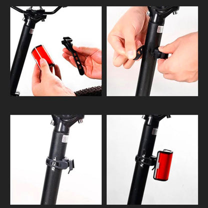 Велосипедный фонарь задний изогнутый WQB-514, Велосипедный фонарь с функцией мигалки