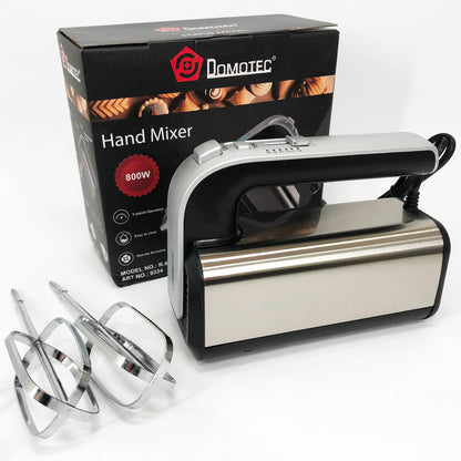 Миксер Domotec R.6664 5 скоростей, режим Турбо, Миксер электрический 800 Вт