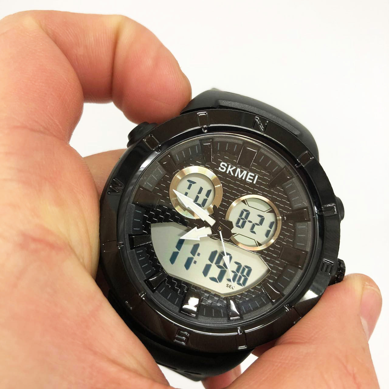 Часы наручные мужские SKMEI 2014BKWT, часы наручные электронные тактические, часы армейские оригинал