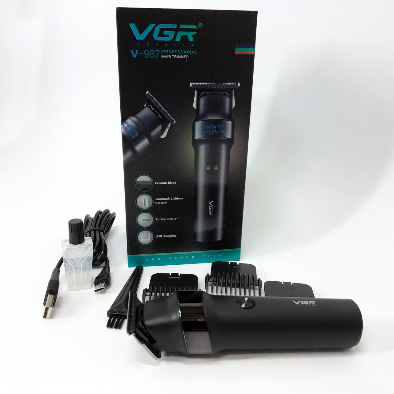 Машинка для стрижки волос VGR V-987, Машинка для стрижки волос беспроводная, Vgr машинка для стрижки