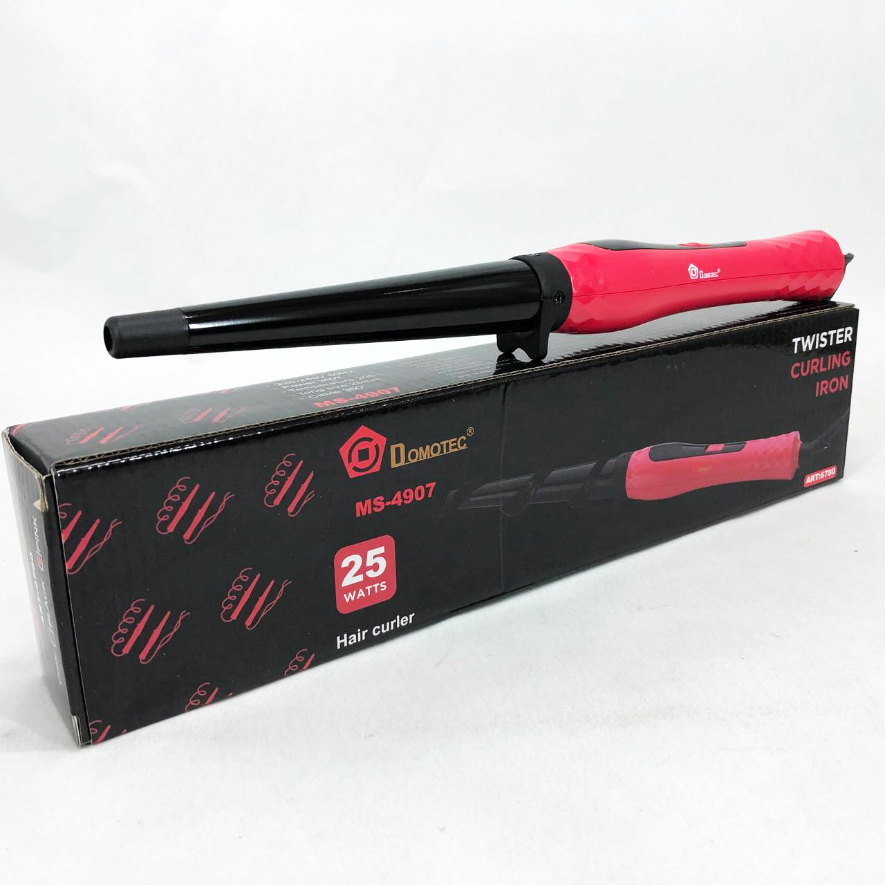 Конусная плойка для волос DOMOTEC MS-4907, стайлер для завивки, стайлер для укладки